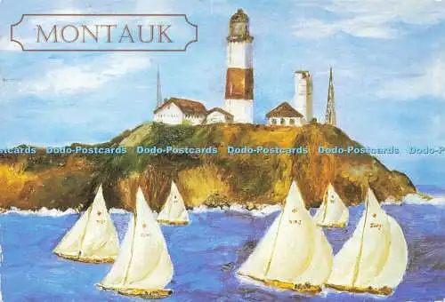 D189133 Montauk Point Leuchtturm. Tomlin Art. Lester Schönfeld