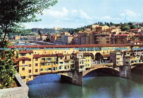 D190833 Firenze. Vecchio-Brücke und St. Miniato Hills. Innocenti. S.A.R. Kodak