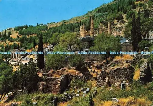 D190849 126. Delphi. Blick auf Ruinen. Rotalfoto. Griechenland. 1973