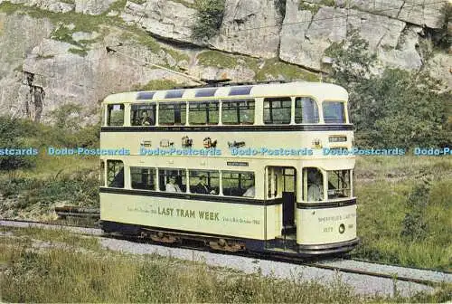 D187741 Sheffield Corporation Straßenbahnwagen 510. Dieses Auto wurde von Charles Roberts gebaut. von