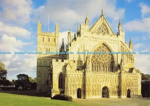 D189187 Die Kathedrale Kirche St. Peter in Exeter. Die Westfront. Richter. C 1