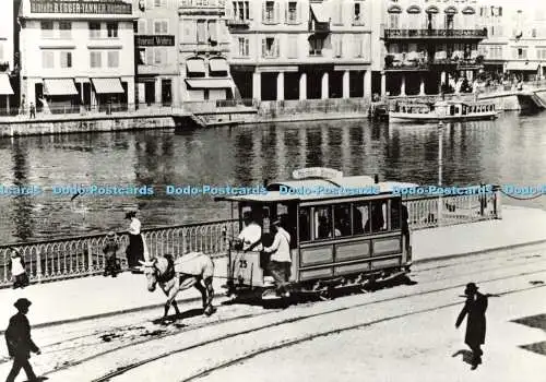 D189192 24 Verein Straßenbahnmuseum. Zürich. Zürcher Strassenbahn AG. Rosslitramwagen