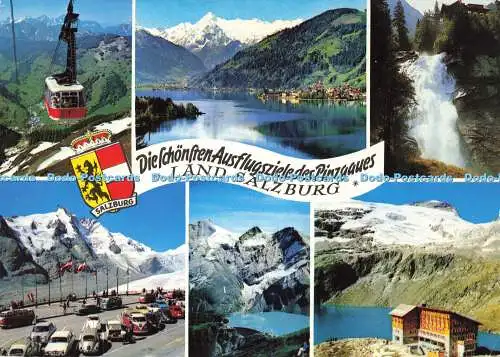 D189208 Land Salzburg. Die Schonsten Ausflugsiele des Pinzgaus. Saalbach. Zell