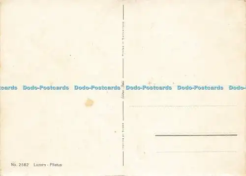 D190891 Nr. 2582. Luzern. Pilatus. Stehli