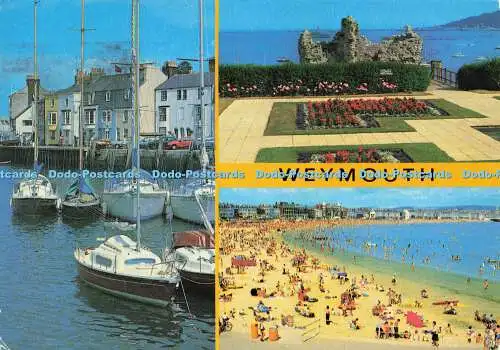 D189236 Weymouth. Der Hafen. Der Strand. Sandsfoot Castle. J. Salmon. Cameracol
