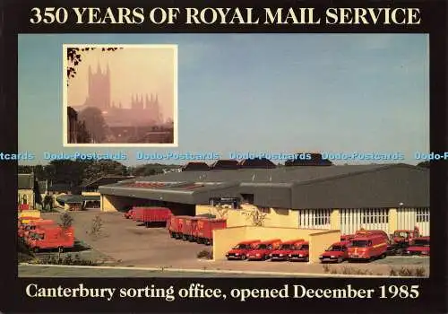 D187809 Sortierbüro Canterbury. Dezember 1985 eröffnet. 350 Jahre Royal Mail