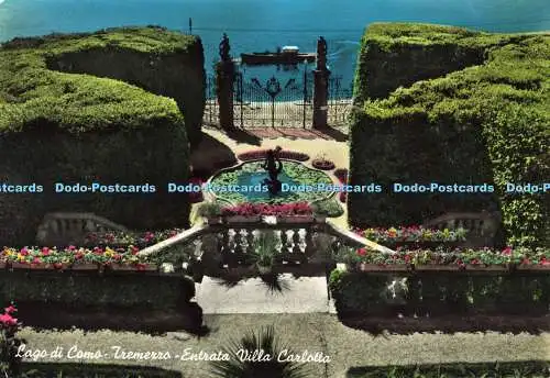 D190927 Lago di Como. Tremezzo. Entrata Villa Carlotta. Sampietro Menaggio. Foto