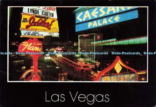 D189259 Las Vegas. Nevada. Las Vegas Strip in Hülle und Fülle. Plastichrom. Las Vegas News