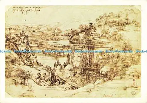 D187824 Firenze. Galleria Uffizi. Gab. Krankheitsstempel. Paesaggio. Giusti di S.