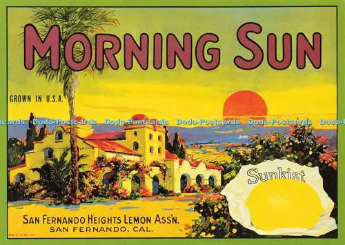 D190935 Morgensonne. Angebaut in den USA San Fernando Heights Lemon Assn. San Fran