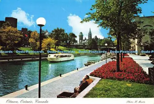 D189276 Kanada. Ontario. Ottawa. Rideau Canal. Peter Heiler. H. Moritz