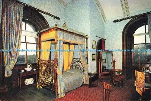 D187840 Bangor. Penrhyn Castle. Das Schlafzimmer des Prinzen von Wales. Später K