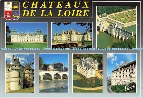 D189281 Chateau de la Loire. Cheverny XVII Siecle. Chenonceau XVI Siecle. Franco