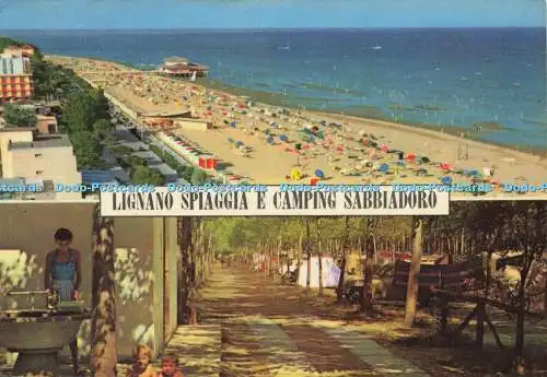 D191000 Lignano Spiaggia e Camping Sabbiadoro. Strand und Camping Sabbiadoro. Edi