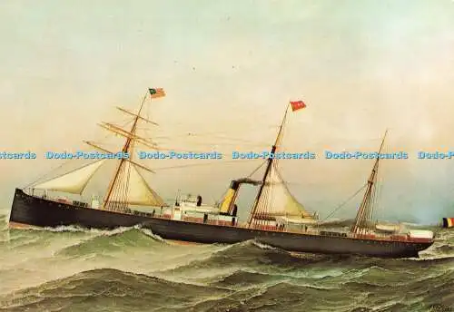D189363 Belgischer Dampfgarer De Ruyter. 1889. De Vrienden van het Nationaal. A. Jacob