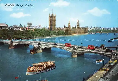 D189390 London. Lambeth Bridge. Junge Fotoreproduktion. Kodak Ektachrome