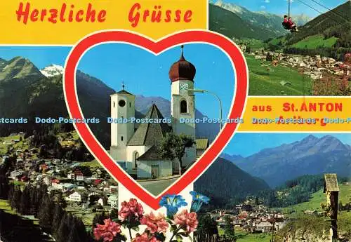 D191054 Herzliche Grusse aus St. Anton am Arlberg. Risch Lau. Nr. 27008. Multi V