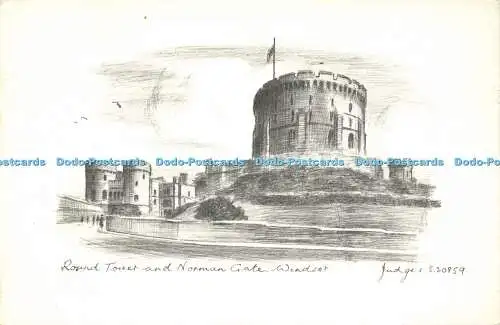 D191105 Windsor. Runder Turm und Mormannstor. Richter. S. 20859