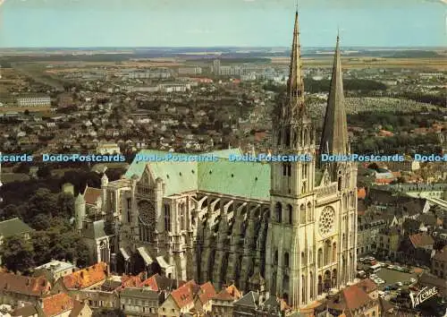 D191122 Les Merveilles de Chartres. La Cathedrale XII Siecle. Wert Avion. La Fa