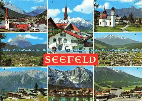 D189486 Seefeld. Blick gegen Hohe Munde. Blick gegen Hocheder. Rosshutte. T. K.