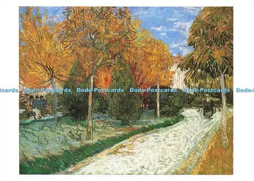 D191153 Ein Herbstgarten. 1888. National Gallery Publications. Berggruen Collect