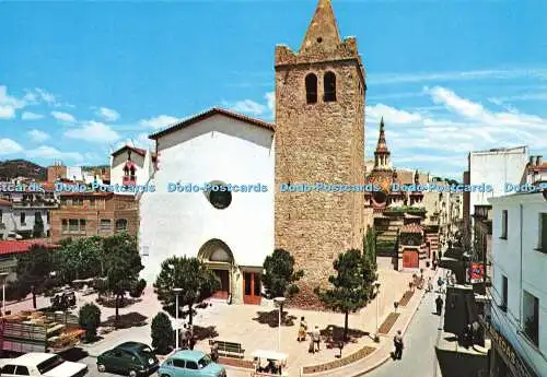 D189497 Costa Brava. Lloret de Mar. Pza. de la Iglesia. Fabregat. Nr. 850