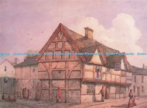 D189555 Trowbridge. Silver Street. The King Arms. Gasthaus aus dem 16. Jahrhundert, das de