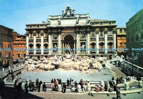 D191235 Roma. Brunnen von Trevi. Enrico Verdesi