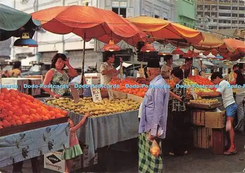 D189656 Singapur. Blick auf den Straßenstand. Bild zeigt einen Straßenstand Verkauf