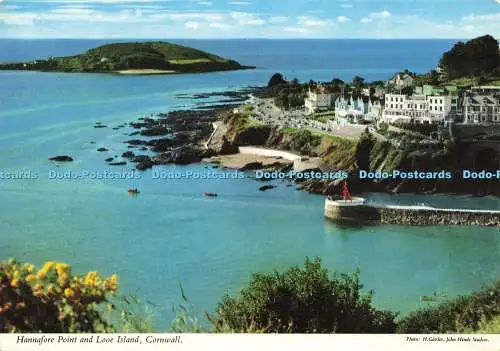 D189686 Cornwall. Hannafore Point und Looe Island. John Hinde. H. Gossler