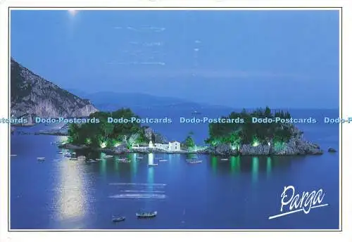 D191355 Epire. Dorf Parga. Die Insel. 1996