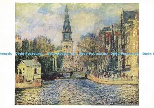 D191362 Amsterdam. Der Westkirchturm. Galerie Pallas. AK 1065. Philade