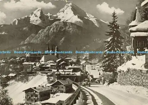 D191364 Berchtesgaden mit Watzmann. F. G. Zeitz