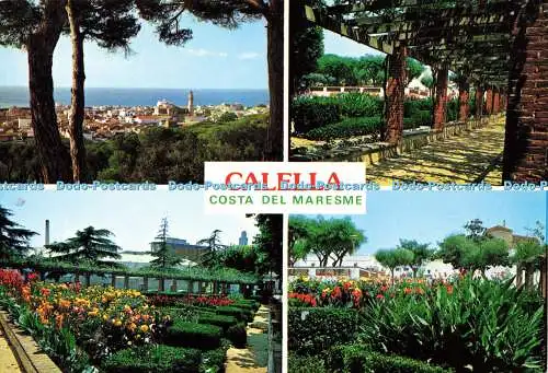 D189705 Calella. Costa del Maresme. Parken. Verschiedene Ansichten. Foto Nico. Multi View.