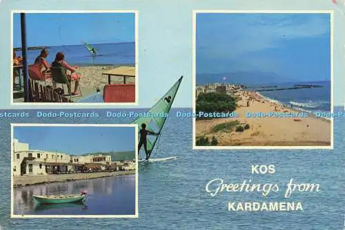 D189742 Kos. Liebe Grüße aus Kardamena. D. Davaris. Nr. 216. Multi View