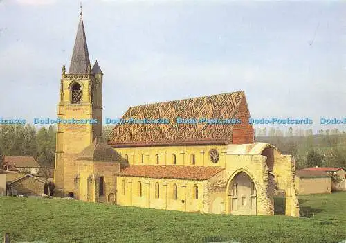 D189744 Eglise de la Benisson Dieu. Loire. Ancienne Abbaye Cistercienne. Vue Gen