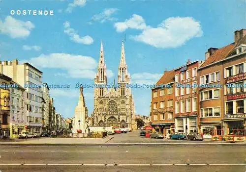 D189766 Oostende. Place St. Pierre et Paul. Van Mieghem. 1972