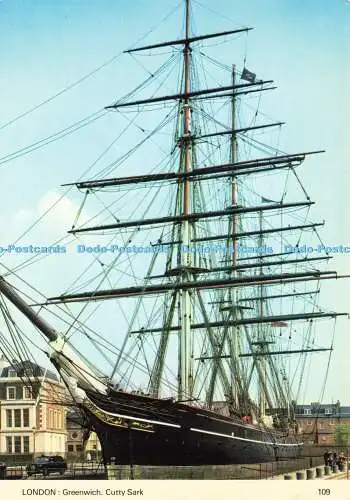 D191613 London. Greenwich. Cutty Sark. Charles Skilton und Fry. Nikolaus Serbian