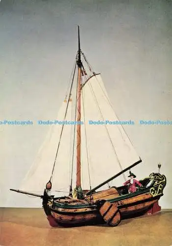 D191624 Holländische Yacht. um 1680. Wissenschaftsmuseum. G. Pulman. Krone