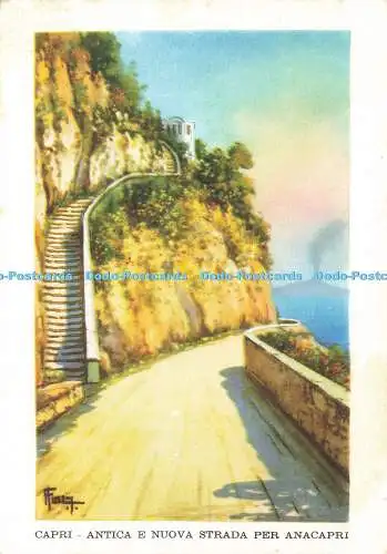 D191640 Capri. Antica e Nuova Strada per Anacapri. Carcavallo