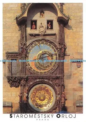 D191729 Praha. Staromestsky Orloj. Zalozen Kolem r. 1410. Kincl und Hauner. Mila