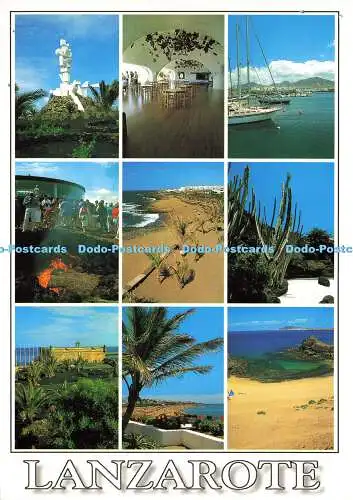 D191732 Lanzarote. Islas Canarias. Vistas Parciales. Brito und Manzano. Souvenir