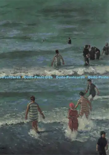 D191928 Badegäste. Dieppe. Neben dem Meer. Die britischen Impressionisten. Nationa
