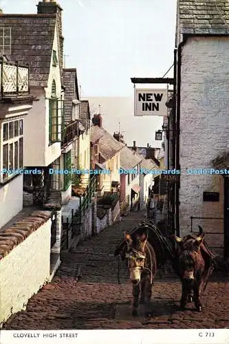 D168011 Clovelly High Street. Richter. C. 713. 1967