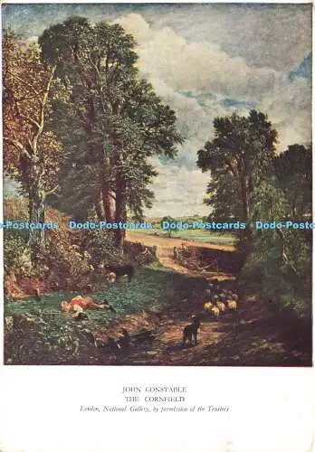 D168177 London. Nationalgalerie. Das Maisfeld. John Constable. Die Medici Soci