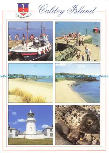 D168386 Caldey Island. Der Leuchtturm am Chapel Point. Alan Shepherd Verlag.