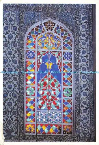 D168425 Istanbul. Türkei. Die Blaue Moschee. Motivfenster. Farbe Keskin