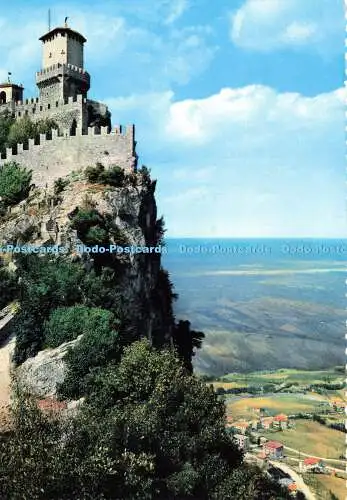 D168525 Republica Di S. Marino. Die Festung und das Panorama. P. Marzari