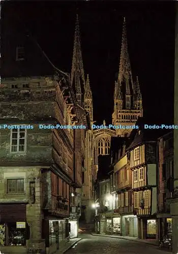 D168537 En Bretagne. Quimper. La Nuit. Belles Editions de Bretagne. Y.R. Caouda