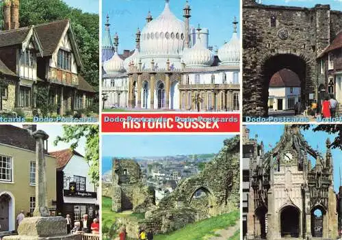 D170461 Historisches Sussex. Das Landtor. Roggen. E. T. W. Dennis. Multi View